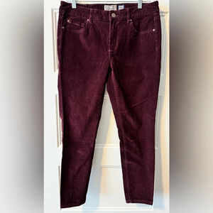 Heritage 75 Burgundy Corduroy Jeans Size 11